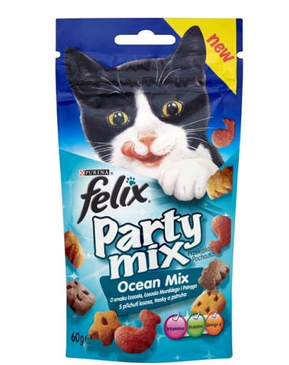 FELIX Party Mix Ocean MIX, cu somon, sea somon și păstrăv