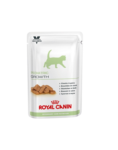 ROYAL CANIN Cat Pediatric Growth 12 x 100 g hrana umeda dietetica pentru pisoi cu varsta intre 4 si 12 luni, femele gestante si/sau care alapteaza