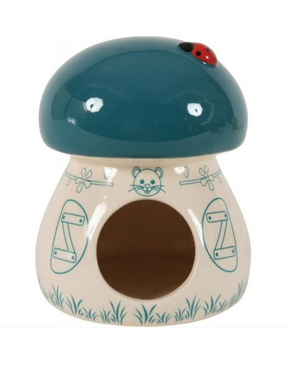 ZOLUX Căsuță ceramică ciupercuță albastru