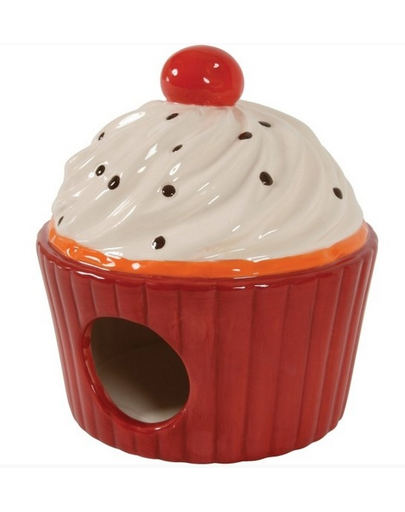 ZOLUX Căsuță ceramică cookie roșu