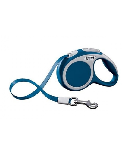 FLEXI Lesă Vario XS bandă 3 M albastru