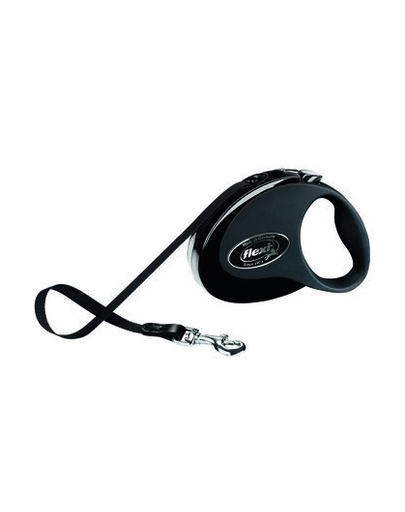 FLEXI Lesă Collection S bandă 3 M negru