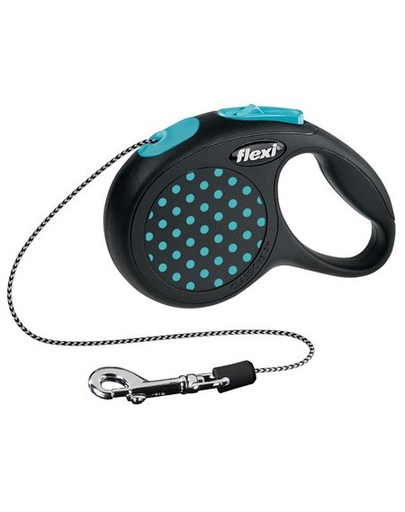 FLEXI Lesă Design XS frânghie 3 M albastru