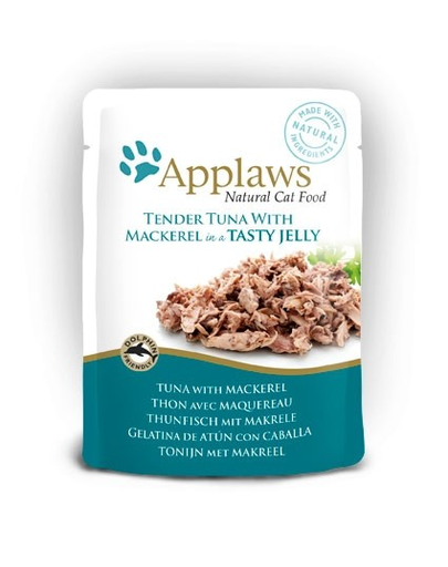 Applaws pentru pisici ton și macrou în aspic 70 g