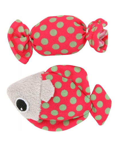 ZOLUX Jucărie Candy Toys "Fish & Candy" cu iarba-mâței roșu