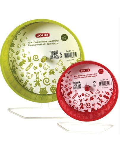 ZOLUX Roată din plastic cu bază metalică 12 cm