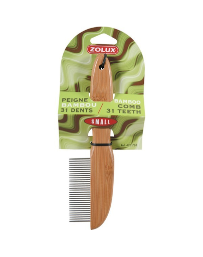 ZOLUX Pieptăn "Bamboo" 31 dinți mic