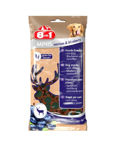 8in1 recompense minis vânat și afine 100 g