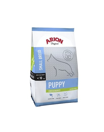 ARION Original Puppy Small - Hrană uscată pentru cățeluși cu carne de pui și orez 1 kg