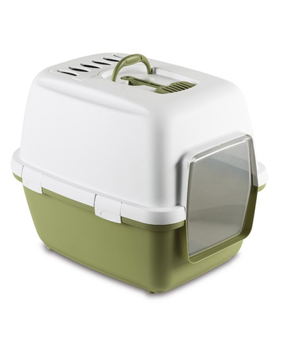 STEFANPLAST Litieră acoperită Cathy Comfort cu filtru - verde