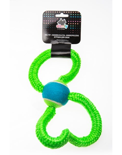 COMFY Jucărie gummy sfoară cu minge26cm