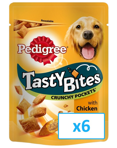 PEDIGREE Tasty Bites Crunchy Pockets 6x 95 g