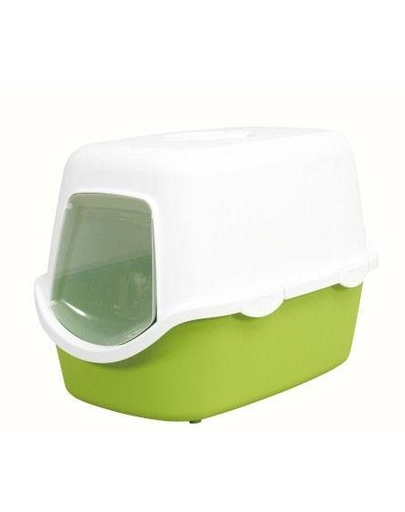 STEFANPLAST Litieră acoperită Cathy cu filtru white și - verde