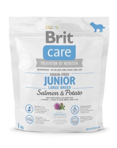BRIT Care Grain-Free Junior Large Breed Salmon & Potato 1 kg
