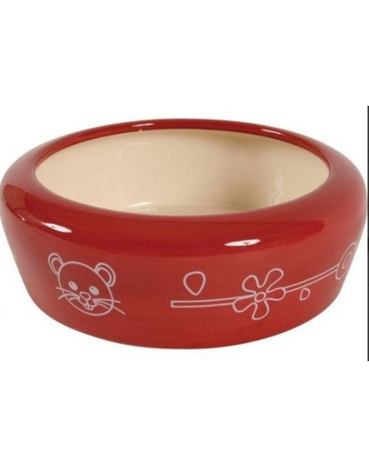 ZOLUX Bol Ceramic pentru rozătoare 700 ml culoare roșu