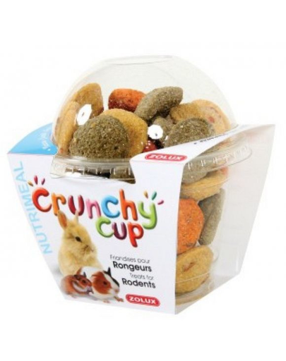 ZOLUX Crunchy Cup Candy snack pentru rozătoare Natural / morcov / lucernă 200 g