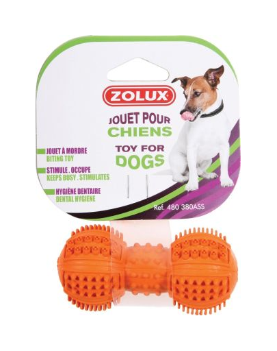 Zolux gantere din cauciuc dental 9 cm