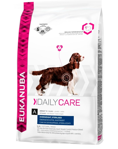 EUKANUBA Daily Care Overweight Sterilized 12.5 kg