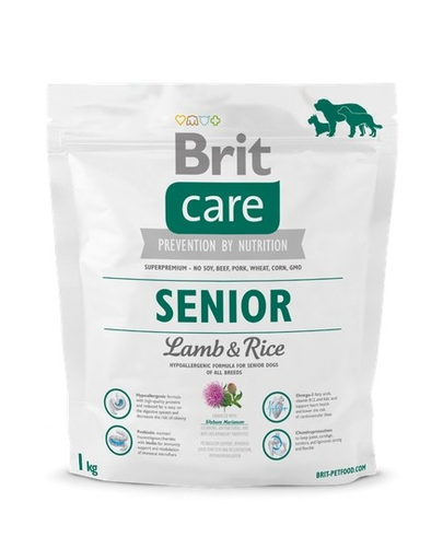 Brit care senior lamb & rice 1 kg