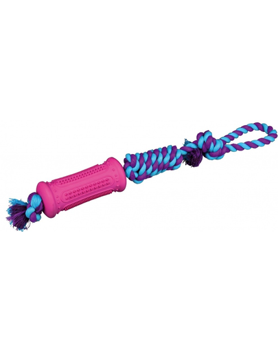 TRIXIE Jucărie din cauciuc pe sfoară „Denta Fun" 51 cm