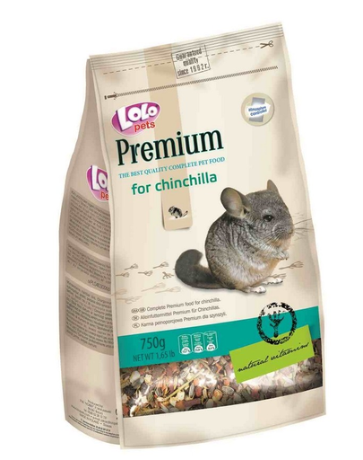LOLO PETS Premium chinchilla 750 g