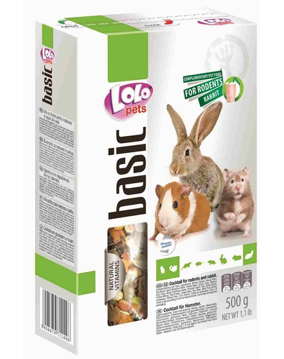 LOLO PETS Cocktail pentru hamster 500 g