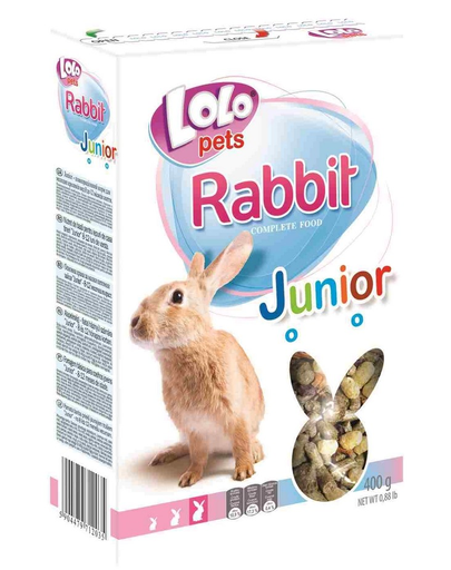LOLO PETS Mâncare pentru iepure Junior 400 g