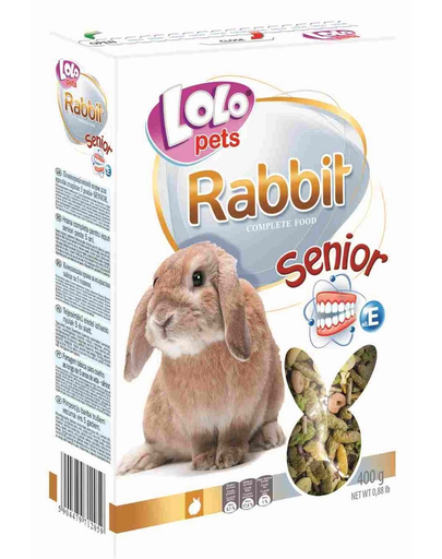 LOLO PETS Mâncare pentru iepure Senior 400 g