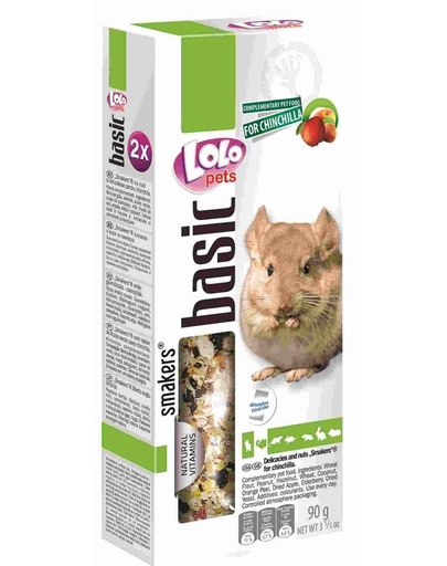 LOLO PETS Smakers pentru chinchila delicatese