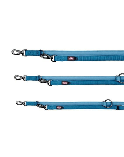 TRIXIE Lesă control Experience, L–XL: 2.00 m/25 mm, albastru