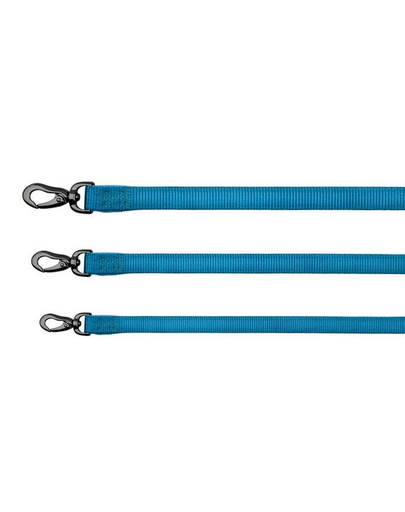 TRIXIE Lesă Experience, M-L: 1.20 M 42–48 cm/20 mm, albastru