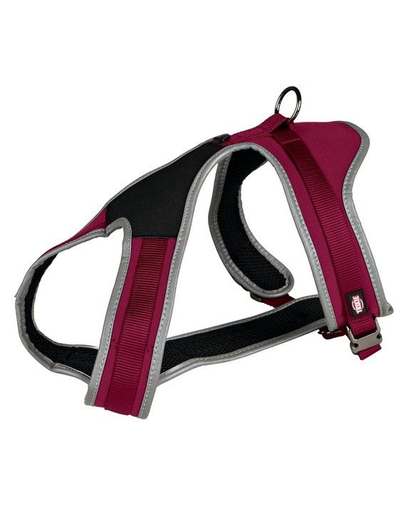 TRIXIE Ham plimbare Experience, l: 65–90 cm/20 mm, burgund