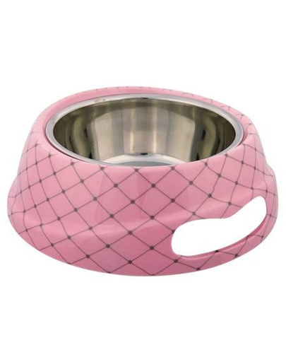 TRIXIE Bol My Princess din melamină și oțel inoxidabil 0.25 L