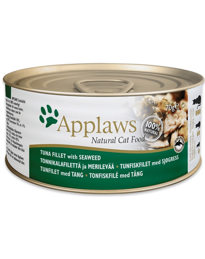 APPLAWS pentru pisici ton cu alge 70 g