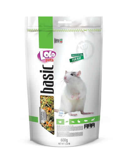 LOLO PETS Mâncare pentru șobolani 600 g