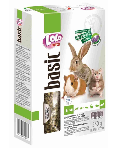 LOLO PETS Lucernă pentru rozătoare 350 g