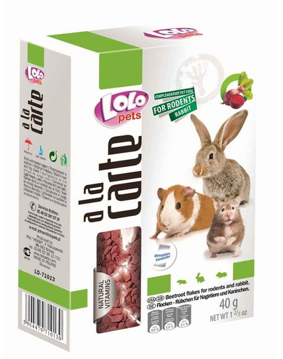 LOLO PETS Diners fulgi sfeclă