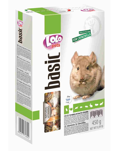 LOLO PETS Mâncare Chinchilla 3 L