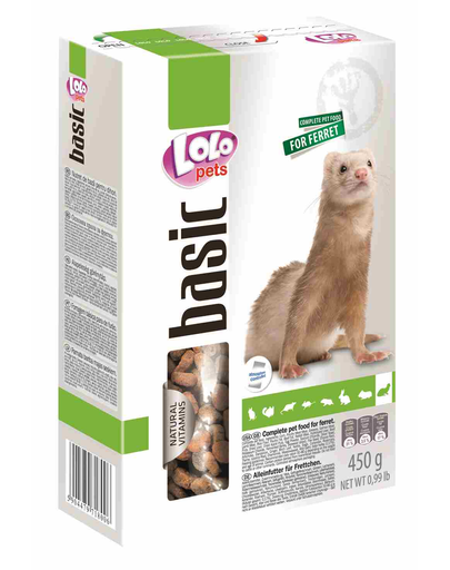 LOLO PETS Mâncare pentru dihor 450 g