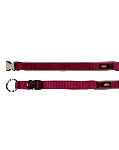 TRIXIE Zgardă Experience, XS-S 30–40 cm/15 mm, bordo