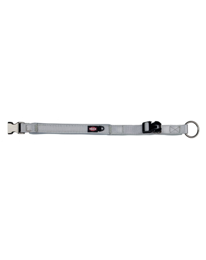 TRIXIE Zgardă Experience , foarte lată, XS 26–33 cm/20 mm, argintiu