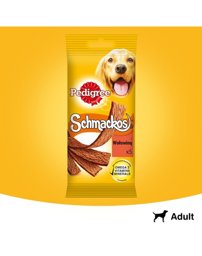 PEDIGREE Schmackos cu vită 43 g