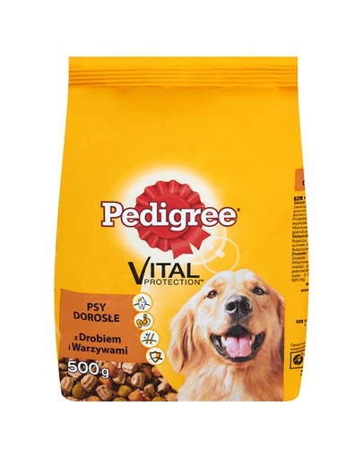 PEDIGREE Vital Protection Adult Carne de pasăre și legume 500 g