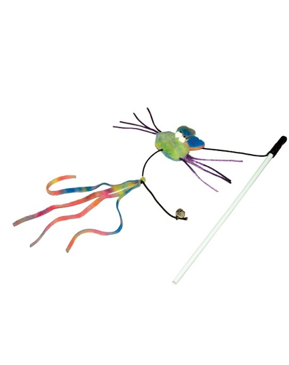 LOLO PETS Jucărie pentru pisici păianjen pe băț 27cm