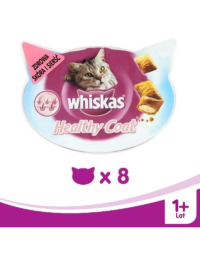 WHISKAS Healthy coat 50 g x 8