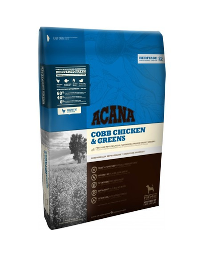 ACANA Adult Cobb Chicken & Greens All Breeds 17 kg