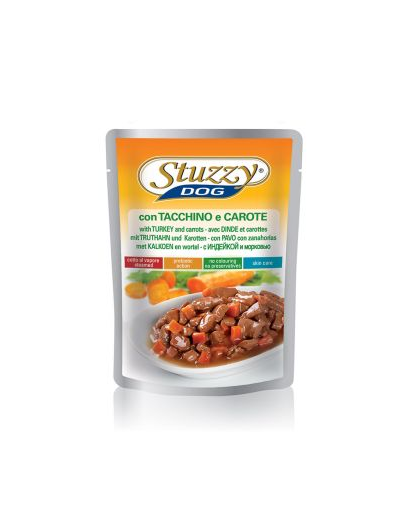 STUZZY Turkey with Carrots cu curcan și morcov în sos 100 g