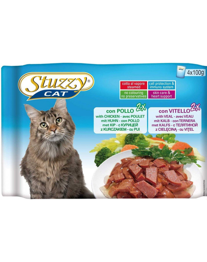 STUZZY Multipack 2 X pui și 2 X vițel (100 g X4)