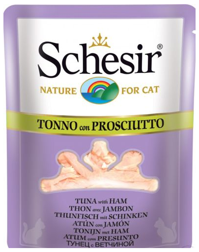 Schesir ton cu șuncă în bulion 70 g