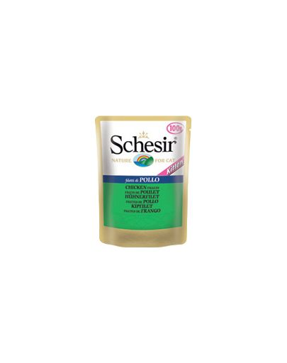 SCHESIR Fileuri de pui pentru pisoi 100 g